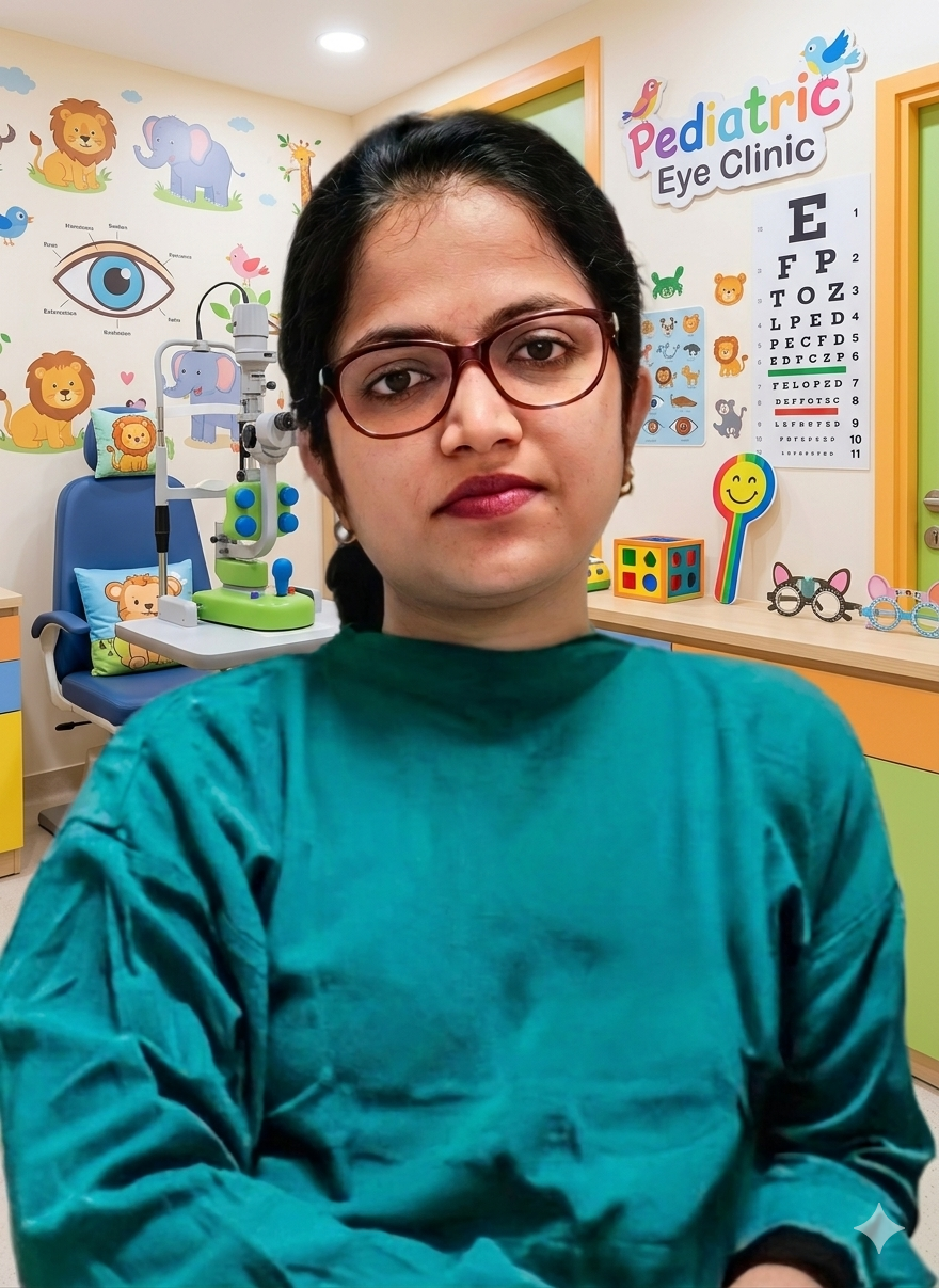 Dr. Shailja Tibrewal in her pediatric clinic